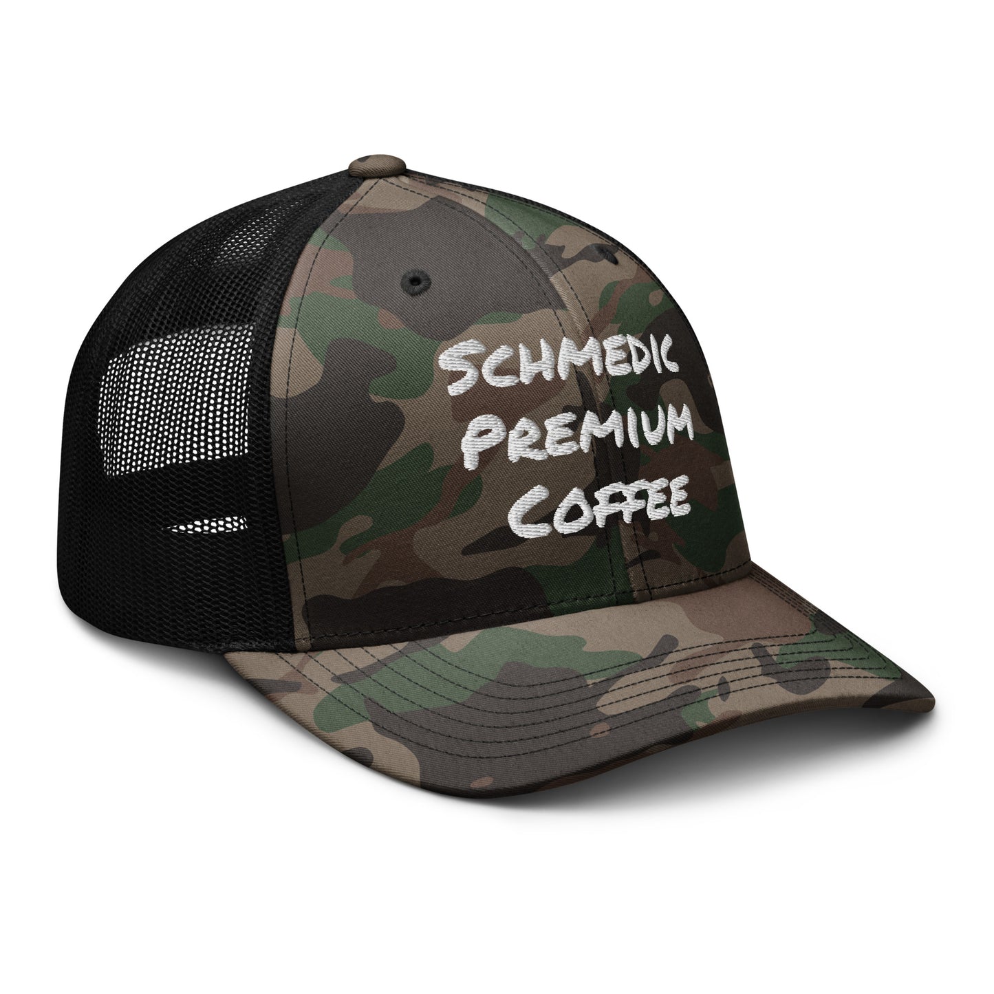 Camouflage trucker hat